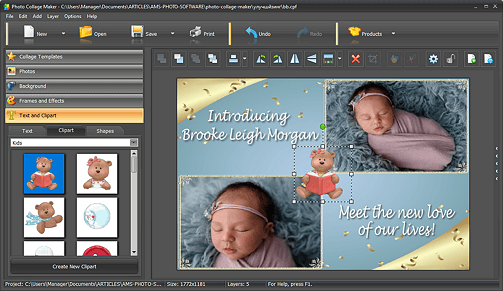 Decorate your collage with masks and filters